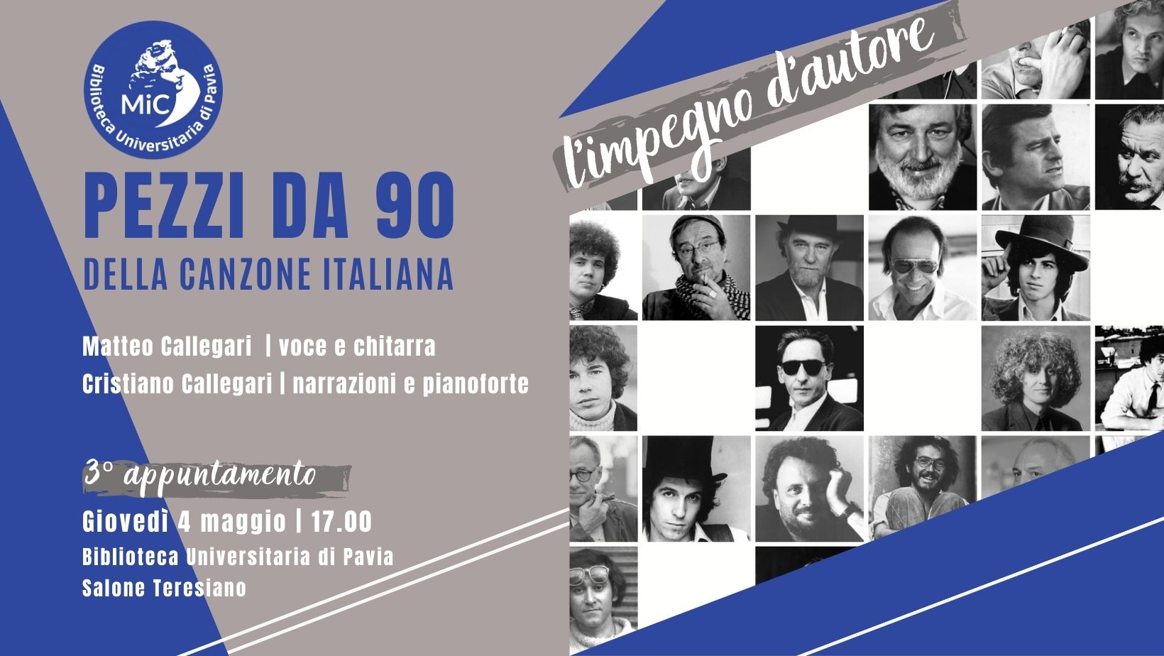 Pezzi da 90 della canzone italiana. L’impegno d’autore